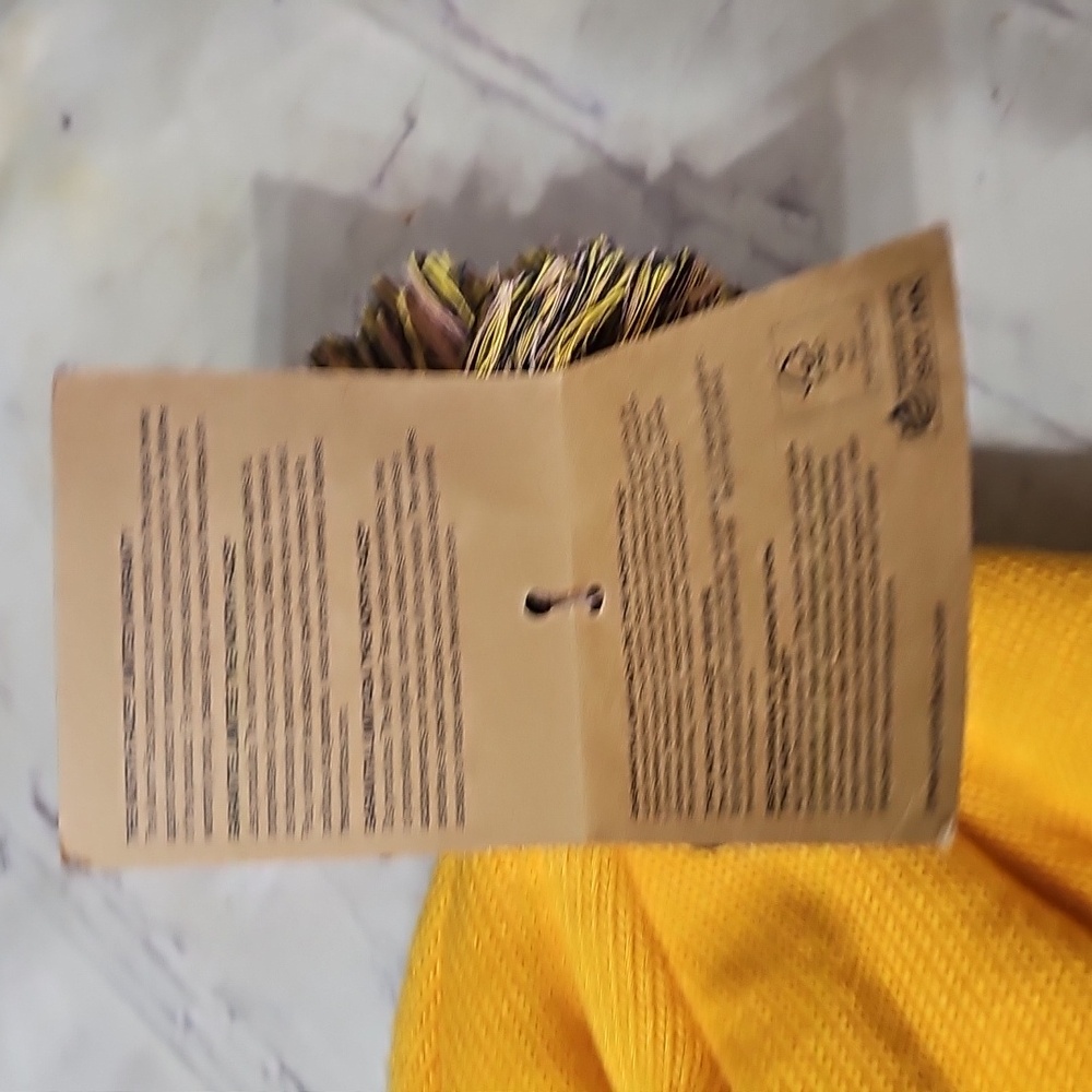The North Face NWT Recycled Pom Pom Aviator Navy/Yellow Knit Beanie/ Unisex/OS - Picture 6 of 7